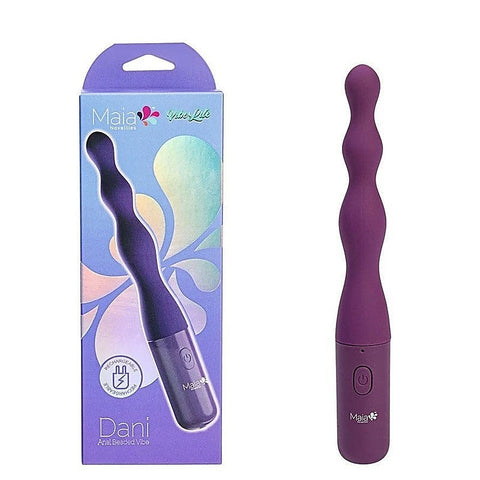 DANI USB Rechargeable Beaded Anal Vibrator by Maia Toys