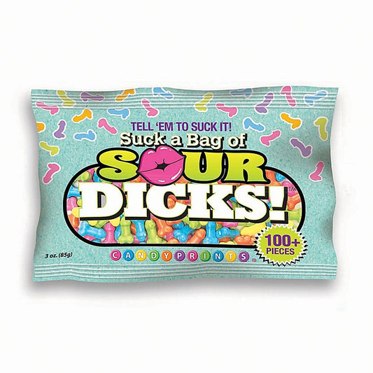 Suck A Bag Of Sour Dicks Novelty Pecker Lollies