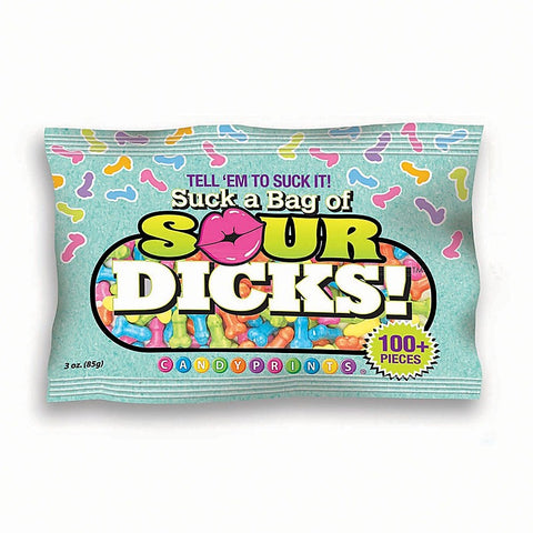 Suck A Bag Of Sour Dicks Novelty Pecker Lollies