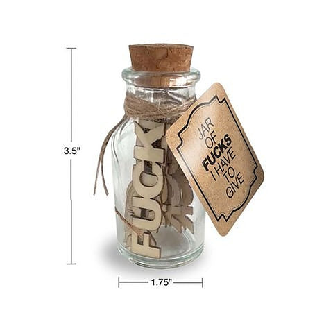 Jar of Fucks I Have To Give by Little Genie