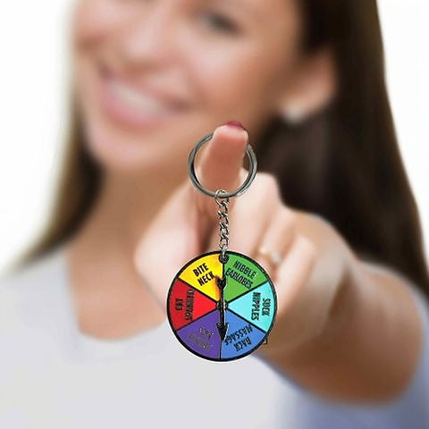 Super Fun Naughty Sex Spinner Novelty Key Chain