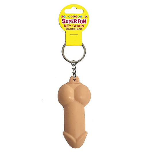 Super Fun Squishy Penis Novelty Key Chain by Little Genie