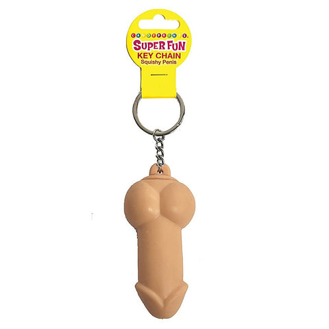 Super Fun Squishy Penis Novelty Key Chain by Little Genie