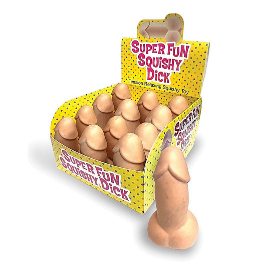 Super Fun Squishy Novelty Stress Dick Counter Display