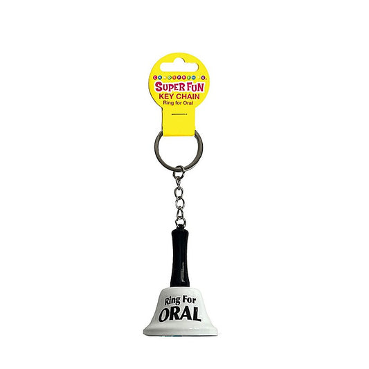 Super Fun Ring For Oral Novelty Bell Key Chain