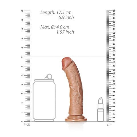 REALROCK Realistic Regular Curved Dong by Shots Toys