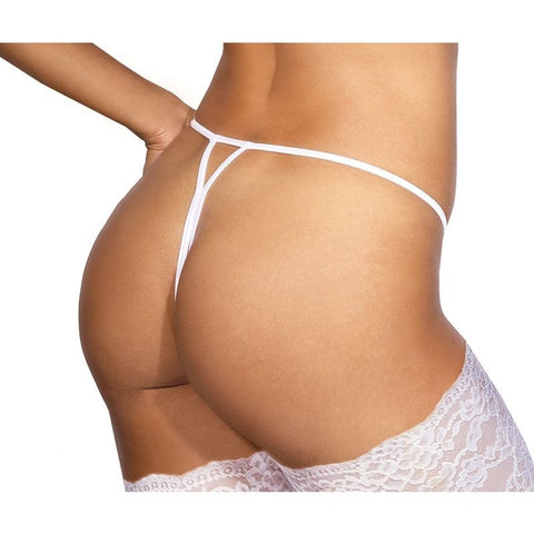 Lace Open Front G-String by Axami Lingerie