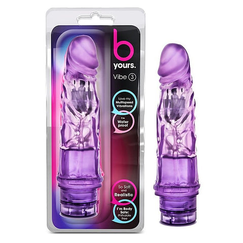 B Yours Vibe No 3 Realistic Vibrator by Blush Novelties