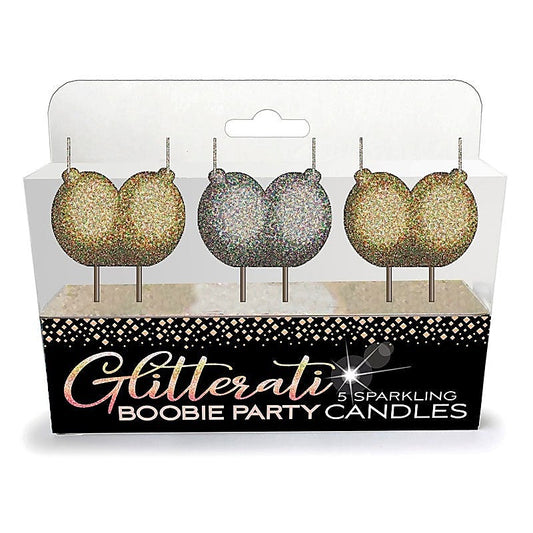 Glitterati Boobie Candle Set by Little Genie