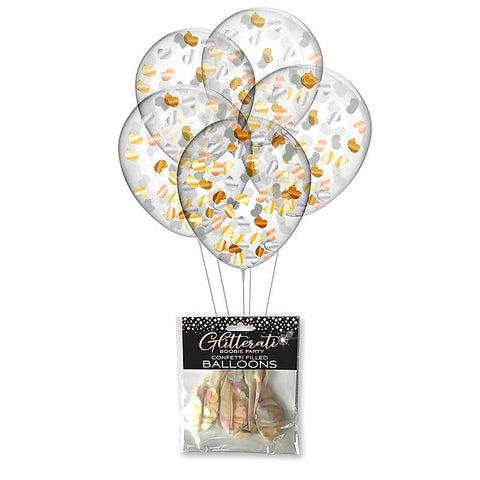 Boobie Confetti Balloons by Little Genie
