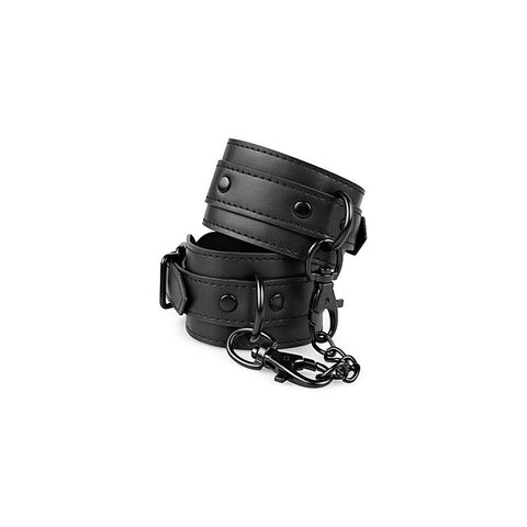 Bedroom Fantasies Faux Leather BDSM Handcuffs by Easytoys
