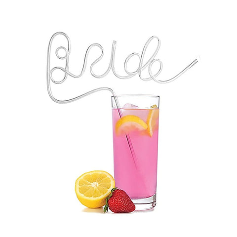 Radiant Reusable Straw - Glitterati Bride Edition