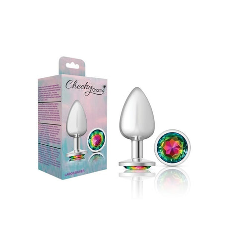 Cheeky Charms Round Butt Plug w/ Jewel by Viben