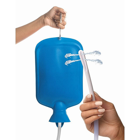 Deluxe Shower Enema Bag and Nozzle Kit by XR Brands