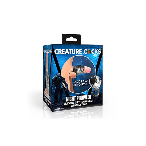 Night Prowler Silicone Penis Sleeve and Ball Stretcher