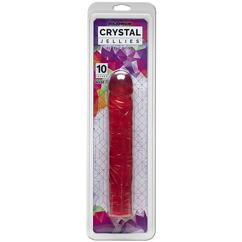 Crystal Jellies 10 Inch Realistic Classic Dong