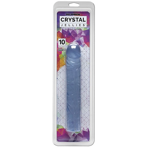 Crystal Jellies 10 Inch Realistic Classic Dong