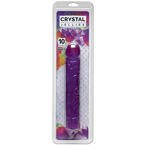Crystal Jellies 10 Inch Realistic Classic Dong