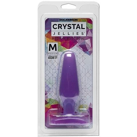 Crystal Jellies 5 Inch Medium Butt Plug by Doc Johnson