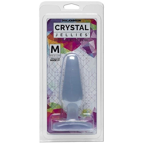Crystal Jellies 5 Inch Medium Butt Plug by Doc Johnson