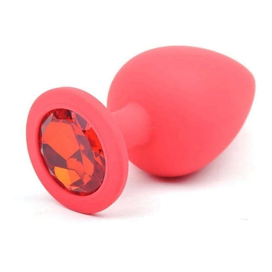 Daytona Red Silicone Anal Plug by Doc Johnson