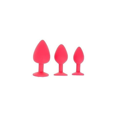 Daytona Red Silicone Anal Plug by Doc Johnson