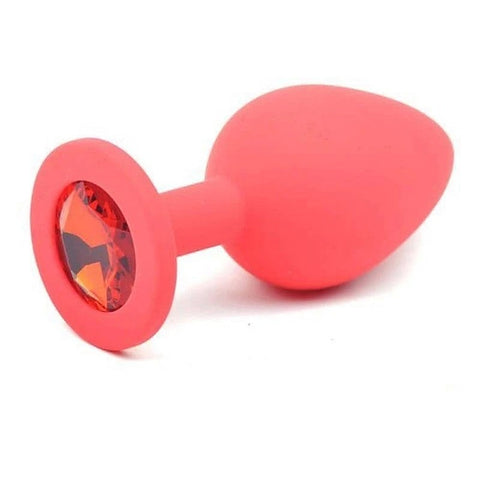 Daytona Red Silicone Anal Plug by Doc Johnson