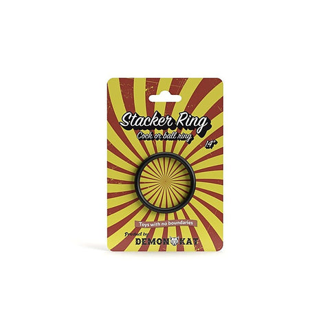 Stacker Stretchy Silicone Cock Ring by Demon Kat