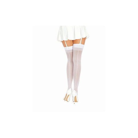Back Seam Womens Sheer Thigh High Stockings