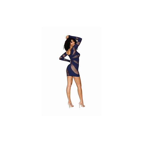 Seamless Long Sleeve Womens Chemise by Dream Girl Lingerie