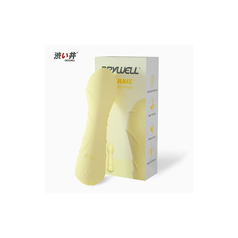 Barbie Yellow Vibrating Bullet Massager by Drywell