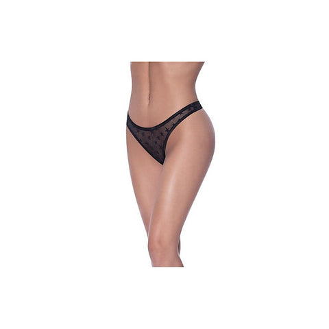 High Waist Micro Star Womens Thong by Magic Silk
