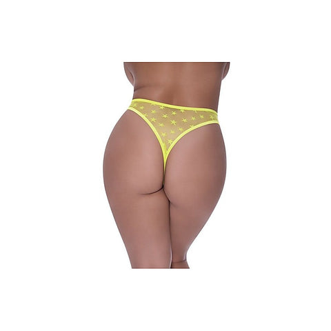 High Waist Micro Star Sexy Thong by Magic Silk