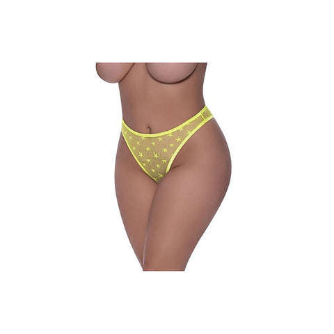 High Waist Micro Star Sexy Thong by Magic Silk