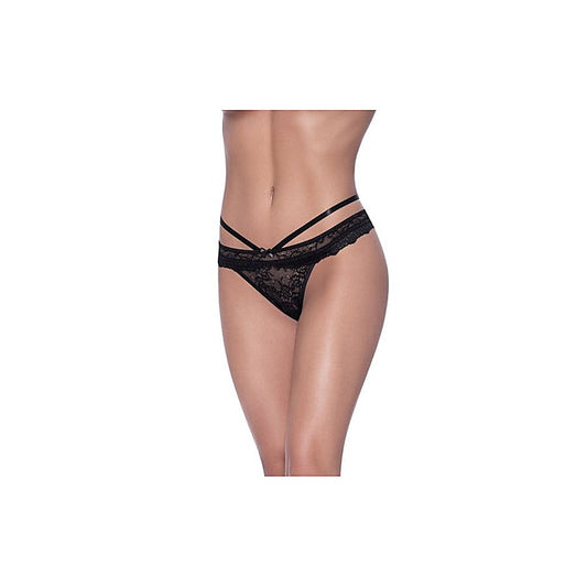 Exposed Lingerie Peek-A-Boo Cheeky G-String Panty