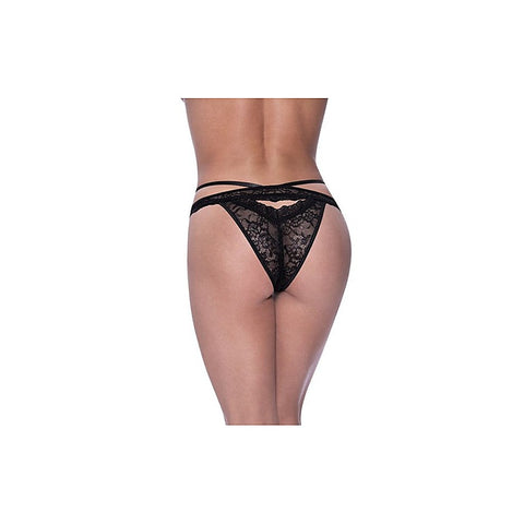Exposed Lingerie Peek-A-Boo Cheeky G-String Panty