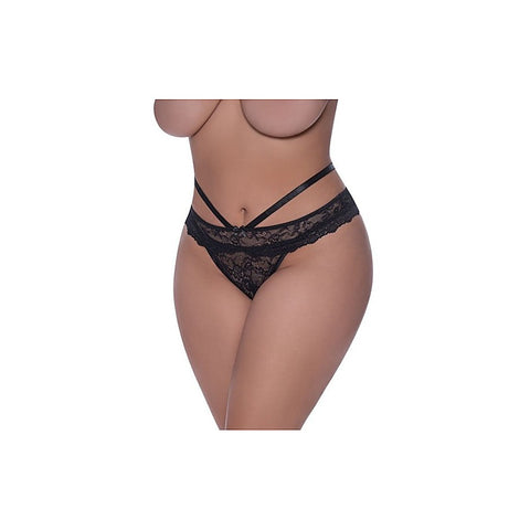 Exposed Lingerie Peek-A-Boo Cheeky G-String Panty