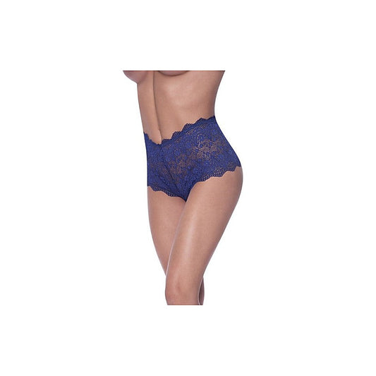 Exposed Lingerie Split Crotch Lace Boy Short by Magic Silk