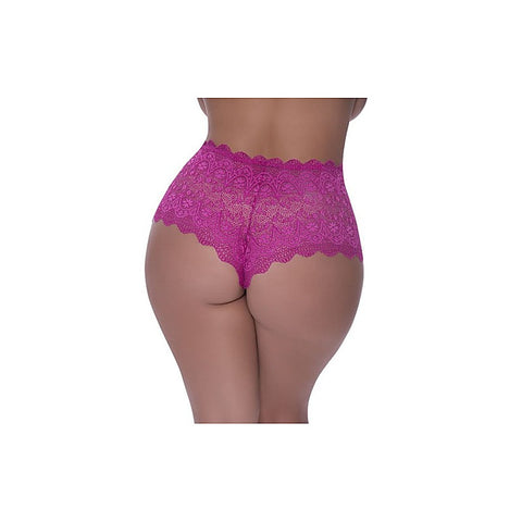 Exposed Lingerie Split Crotch Boy Short by Magic Silk