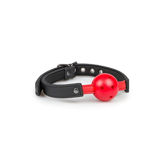 BDSM Play Ball Gag with PVC Ball by Easytoys
