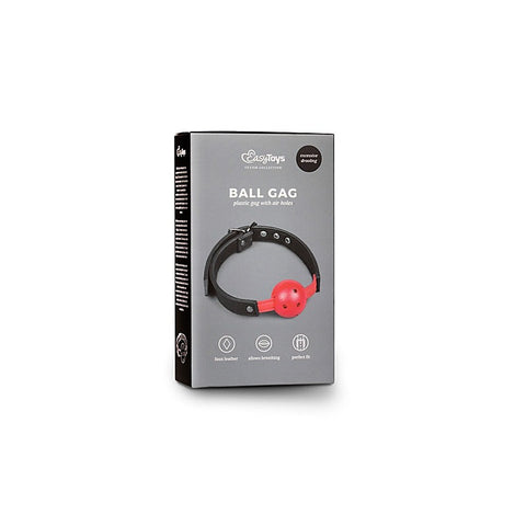 BDSM Play Ball Gag with PVC Ball by Easytoys