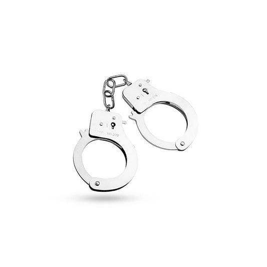 Classic Metal Hand Cuffs Silver by Easytoys