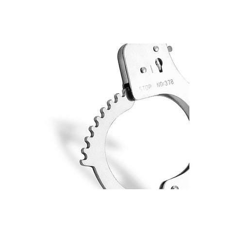 Classic Metal Hand Cuffs Silver by Easytoys