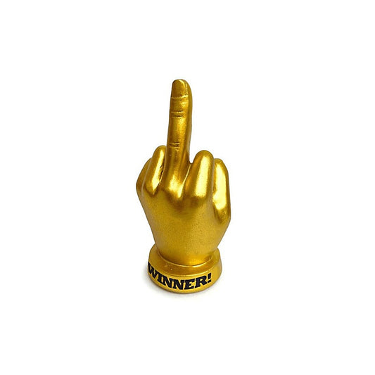 Golden FU Finger Novelty Trophy by Little Genie