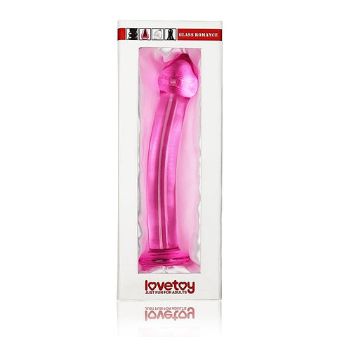 Glass Romance 3 Realistic Glass Dong by Lovetoy
