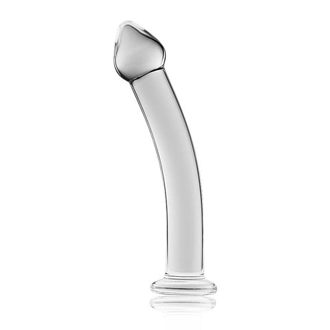 Glass Romance 3 Realistic Glass Dong by Lovetoy