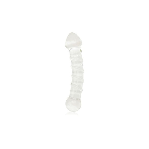 Glass Romance 5 Clear Glass Dildo by Lovetoy