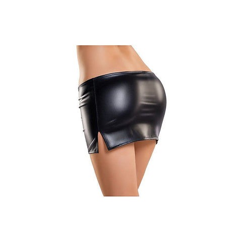 Glossy Wetlook Camren Womens Mini Skirt by ToyFa