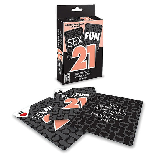 Sex Fun 21 Card Game by Little Genie