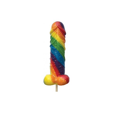 Rainbow Cocksicle Pecker Shaped Lollipop by Hott Products